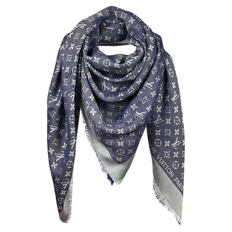 louis vuitton scarf women|louis vuitton denim scarf.